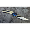 БІЛИЙ РАПТОР авторський складаний ніж ручної роботи Androshchuk Knives, сталь CPM S125V, 65 HRC, купити ніж Україна